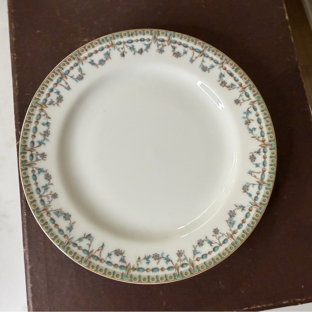 Haviland Limoges Durana dessert plate elegant with colorful design